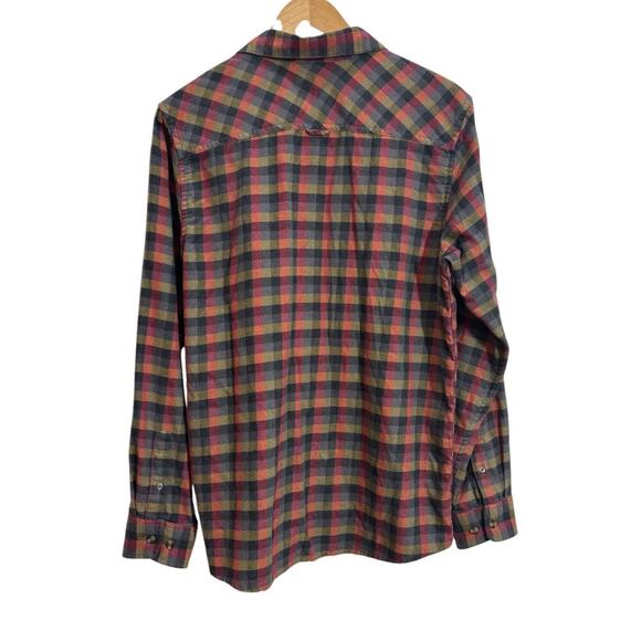 Rip Curl Men Small Plaid Long Sleeve Two Front Pockets Flannel Casual Surf Beach - Picture 7 of 7